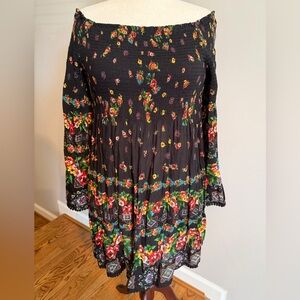Floral Off the Shoulder Peasant Dress by Forever 21 - Size 3X Plus